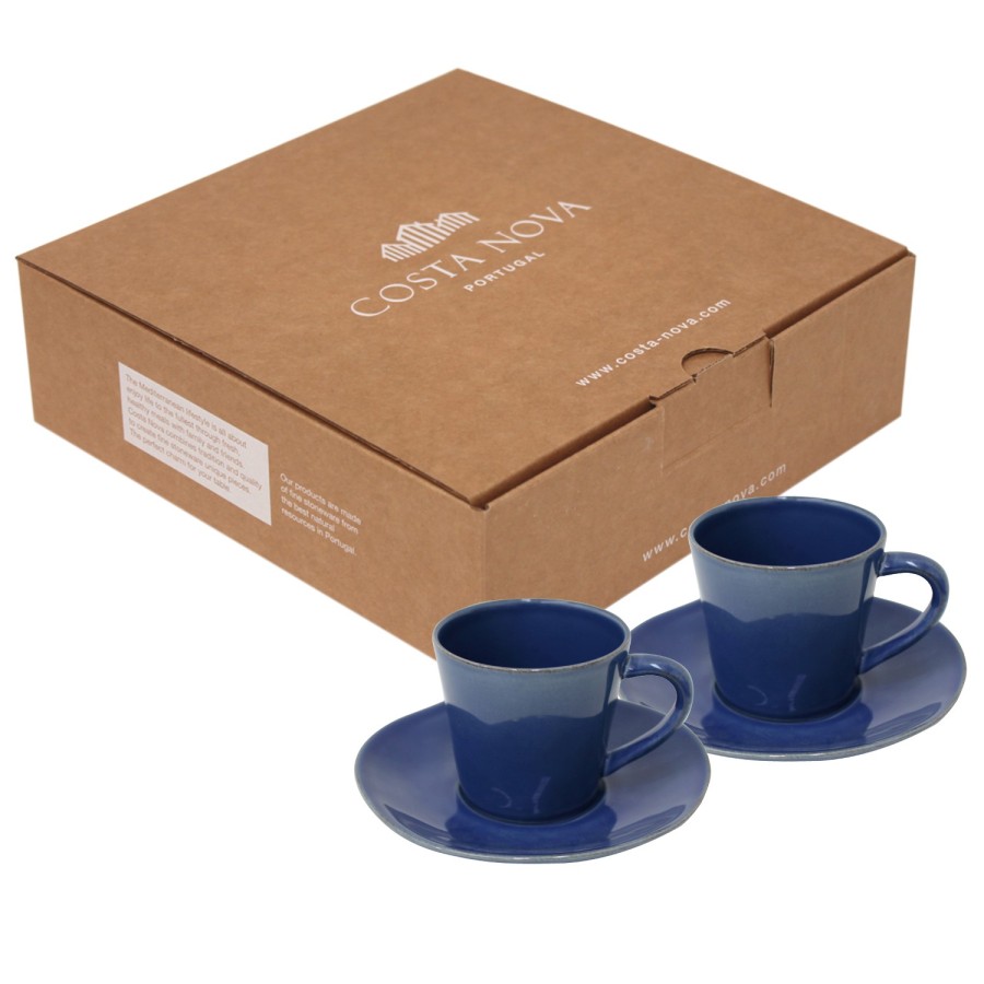 GIFT 2 TEA CUPS AND SAUCERS 0.19 L NOVA