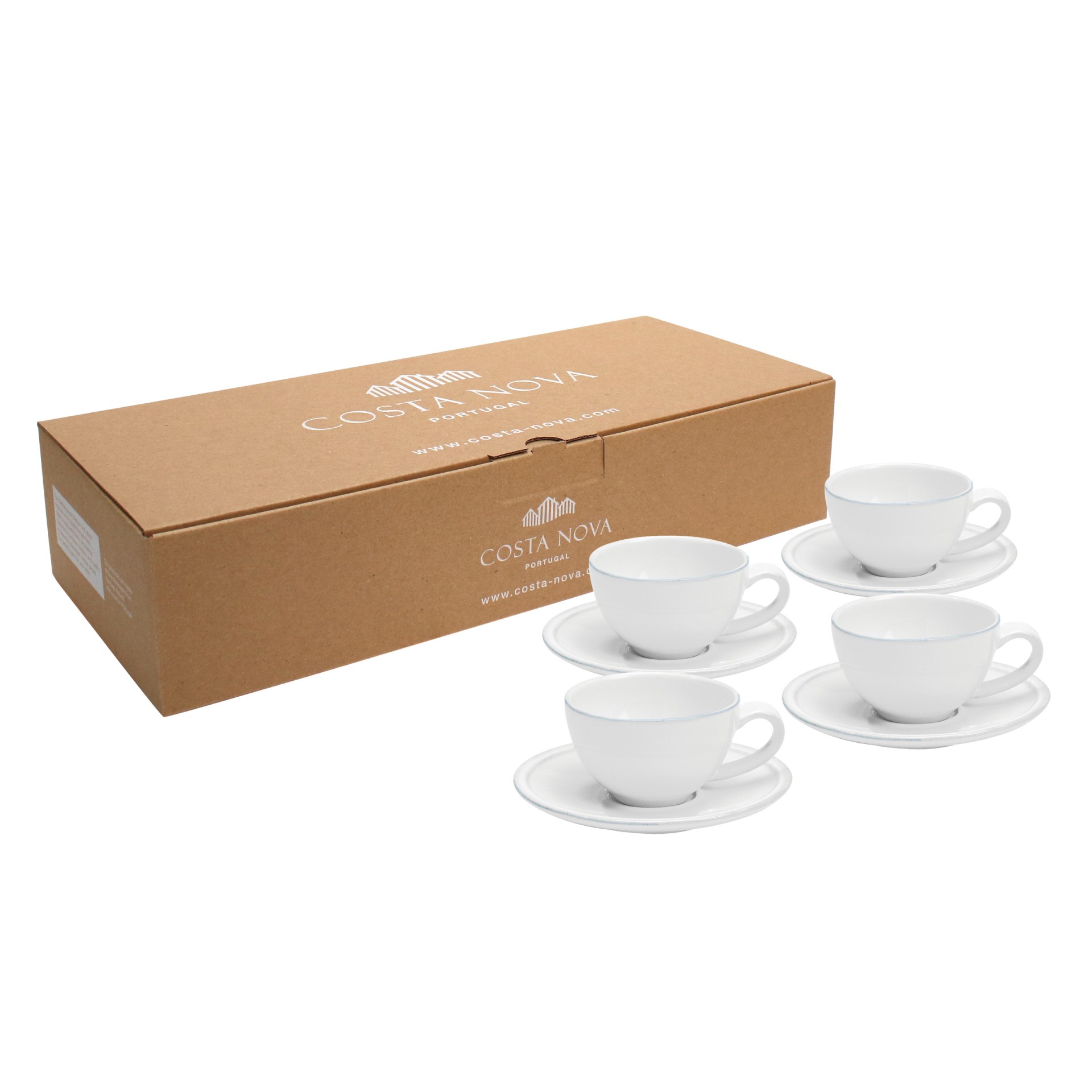 Gift set 4 tasses  caf et soucoupes FRISO