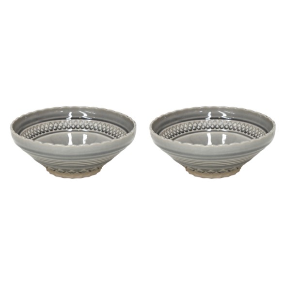 Gift 2 Soup/Cereal Bowls Cristal