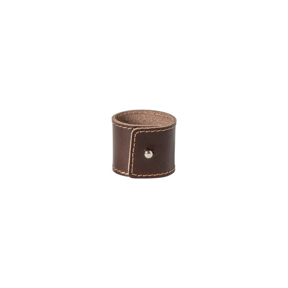 Set 4 Leather Napkin Rings Leather