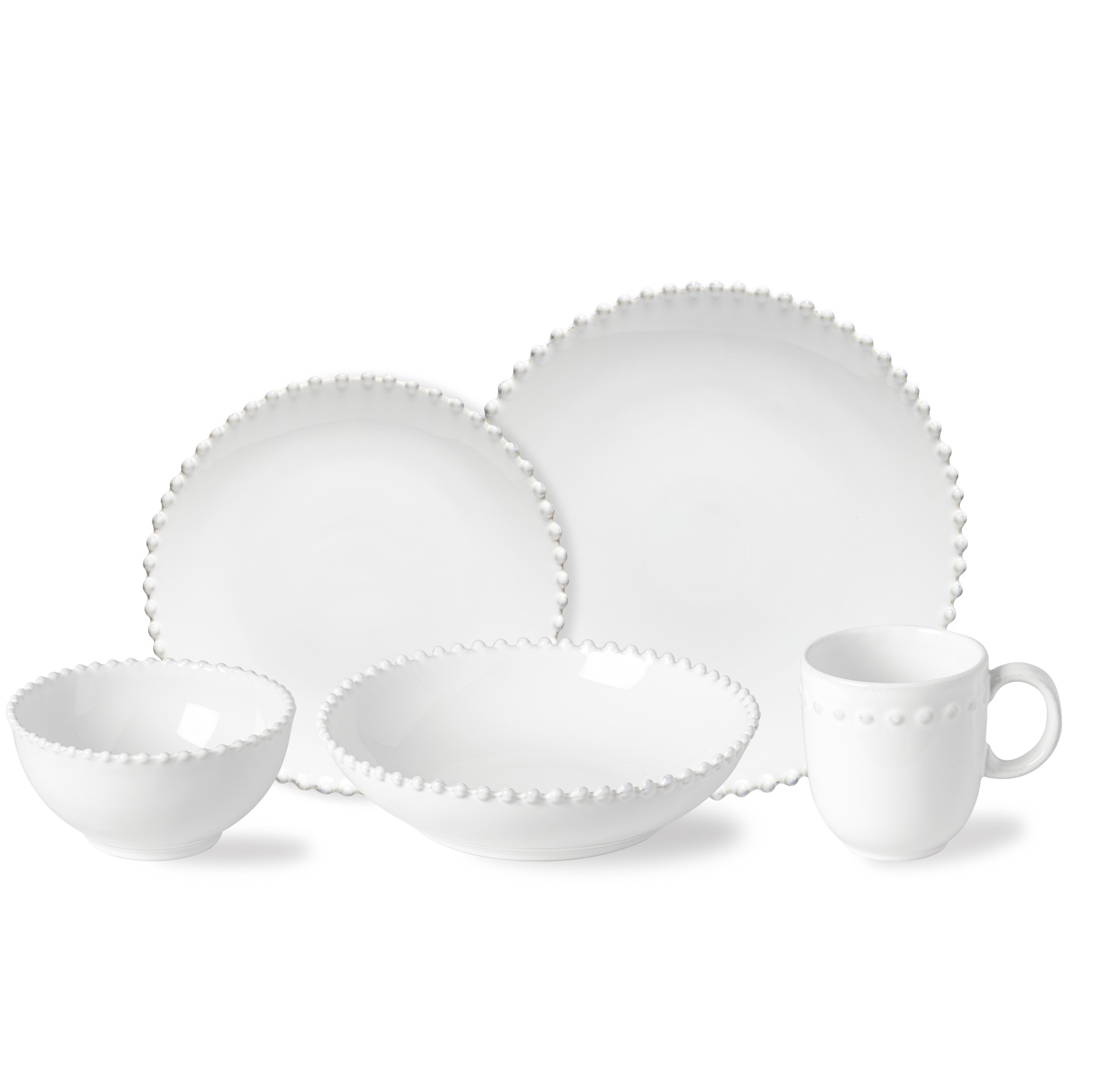 30 Piece Place Setting with Bowl Pearl