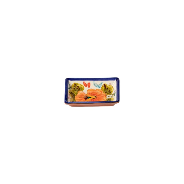 Assiette Apritifs Rectangulaire Alentejo Terracota by Casafina