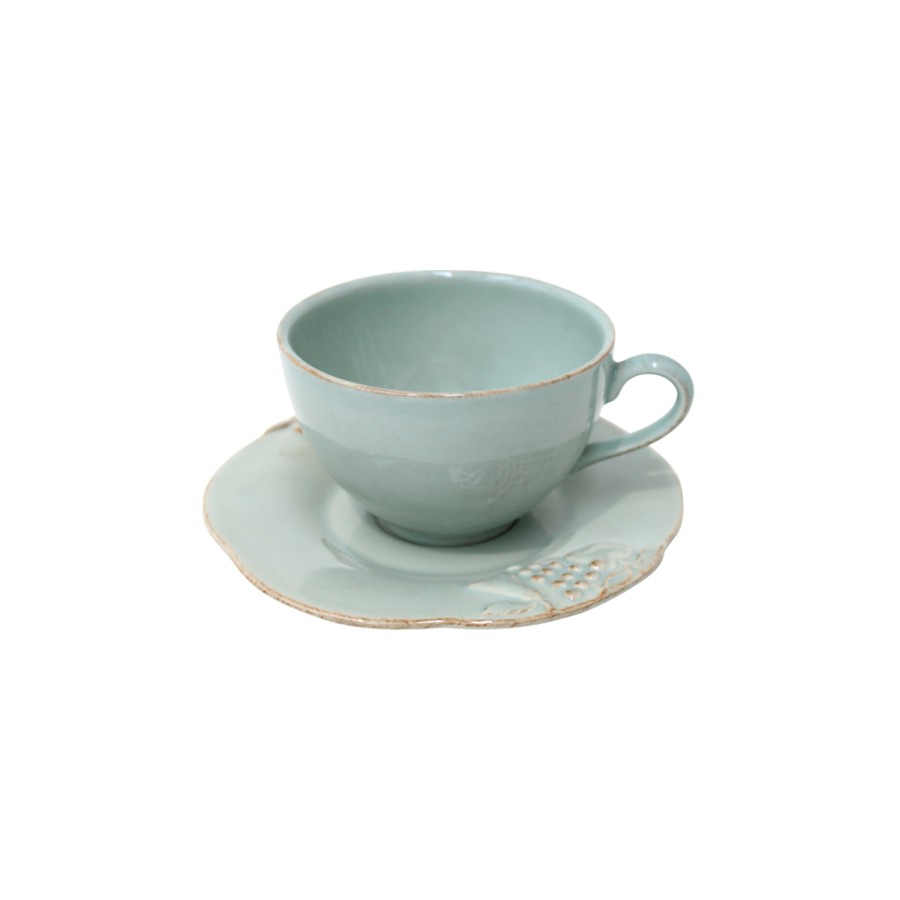 Tea Cup and Saucer Madeira Harvest by Casafina