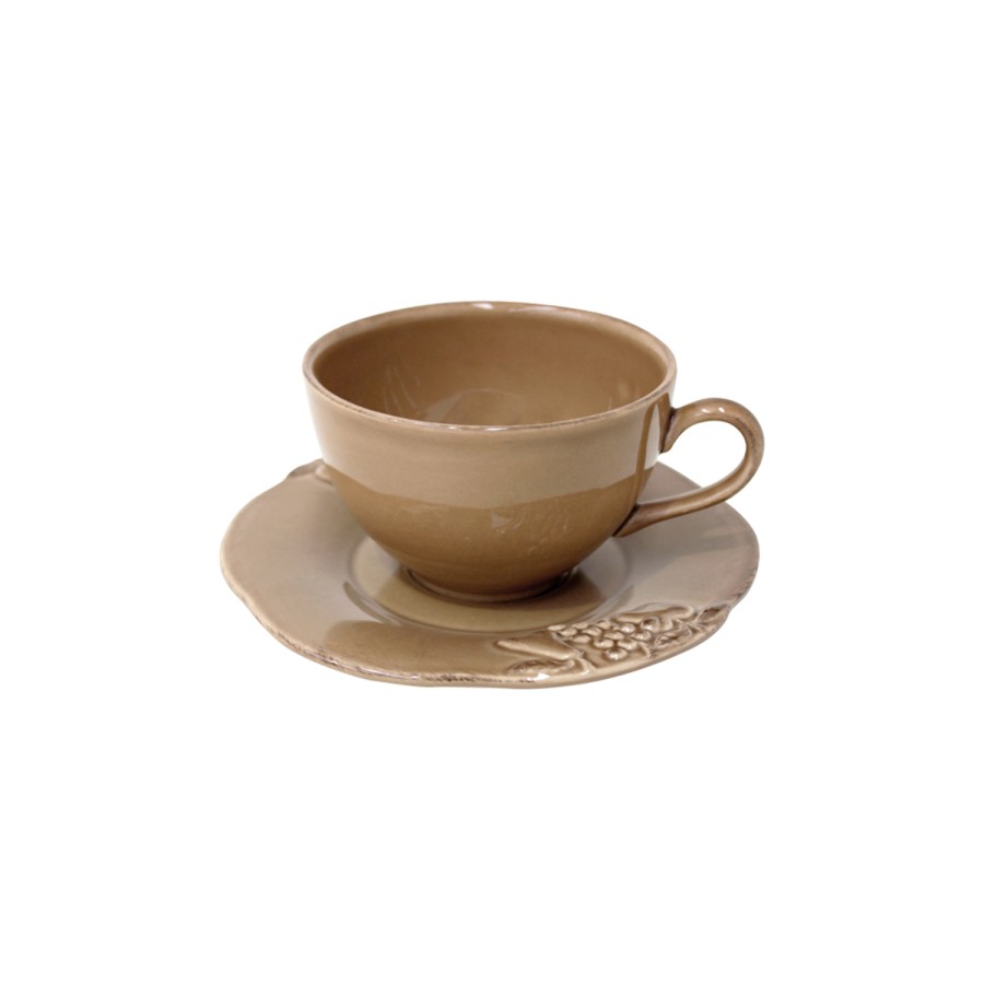 Tea Cup and Saucer Madeira Harvest by Casafina