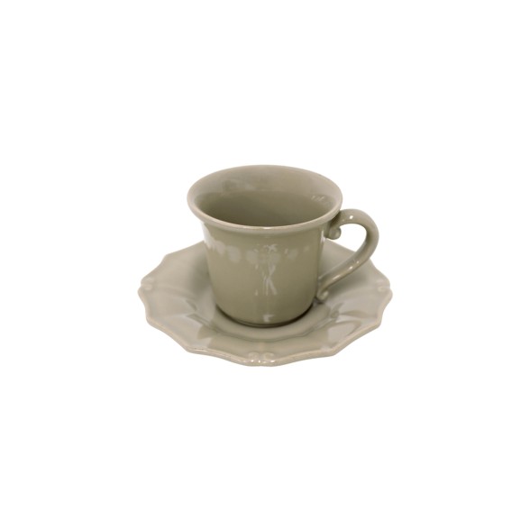 Coffee Cup and Saucer Vintage Port by Casafina