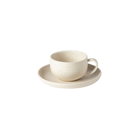 Tea Cup and Saucer Pacifica by Casafina
