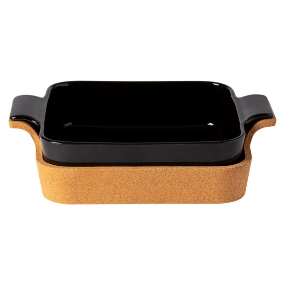 Gift Square Baker with Cork Tray Ensemble by Casafina