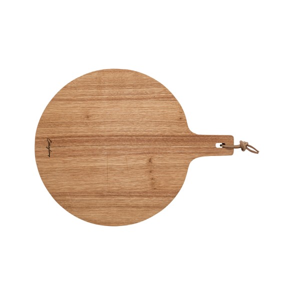 Round Oak Wood Cutting / Serving Board Oak Wood Boards by Casafina