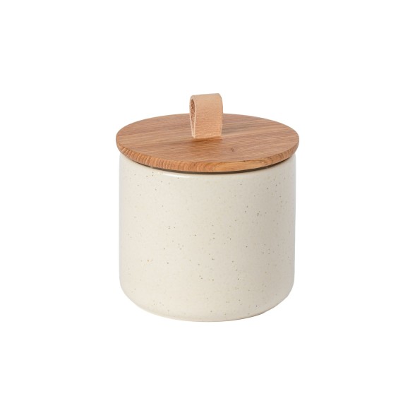 Canister with Oak Wood Lid Pacifica by Casafina