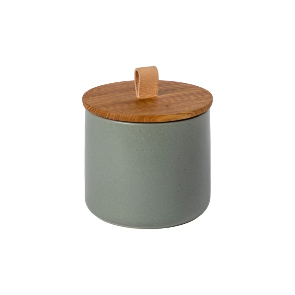 Canister with Oak Wood Lid Pacifica by Casafina
