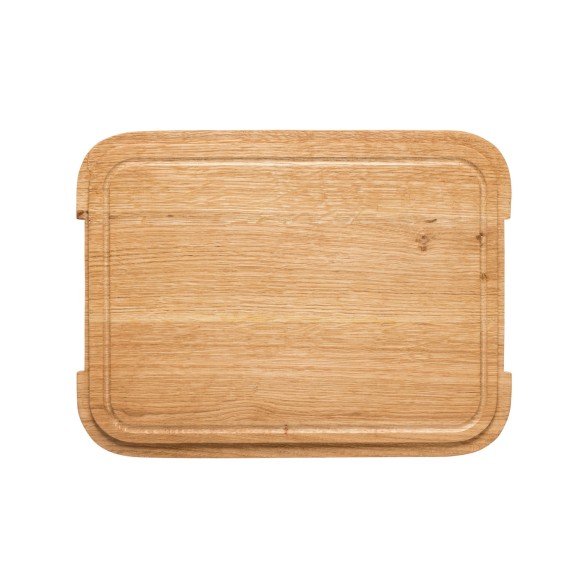 Oak Wood Cutting Board / Lid For Rectangular Tray Ensemble by Casafina