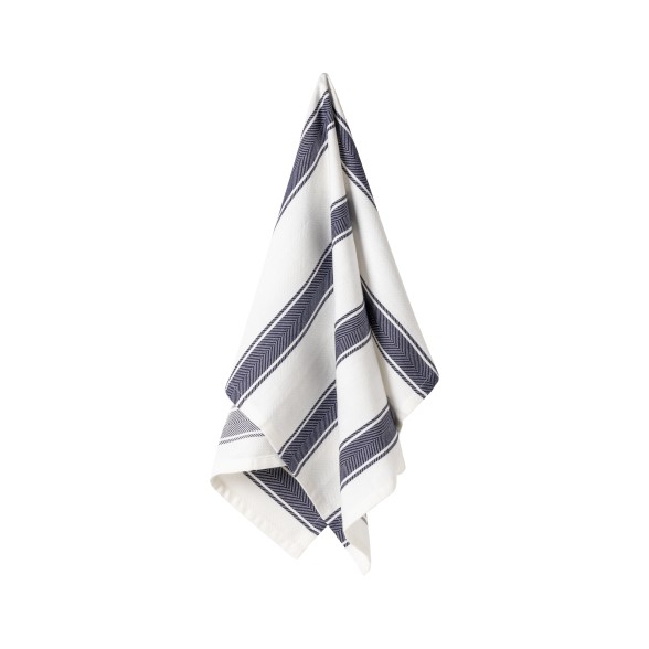 Kitchen Towel Herringbone Stripes 100% Cotton Alessa by Casafina