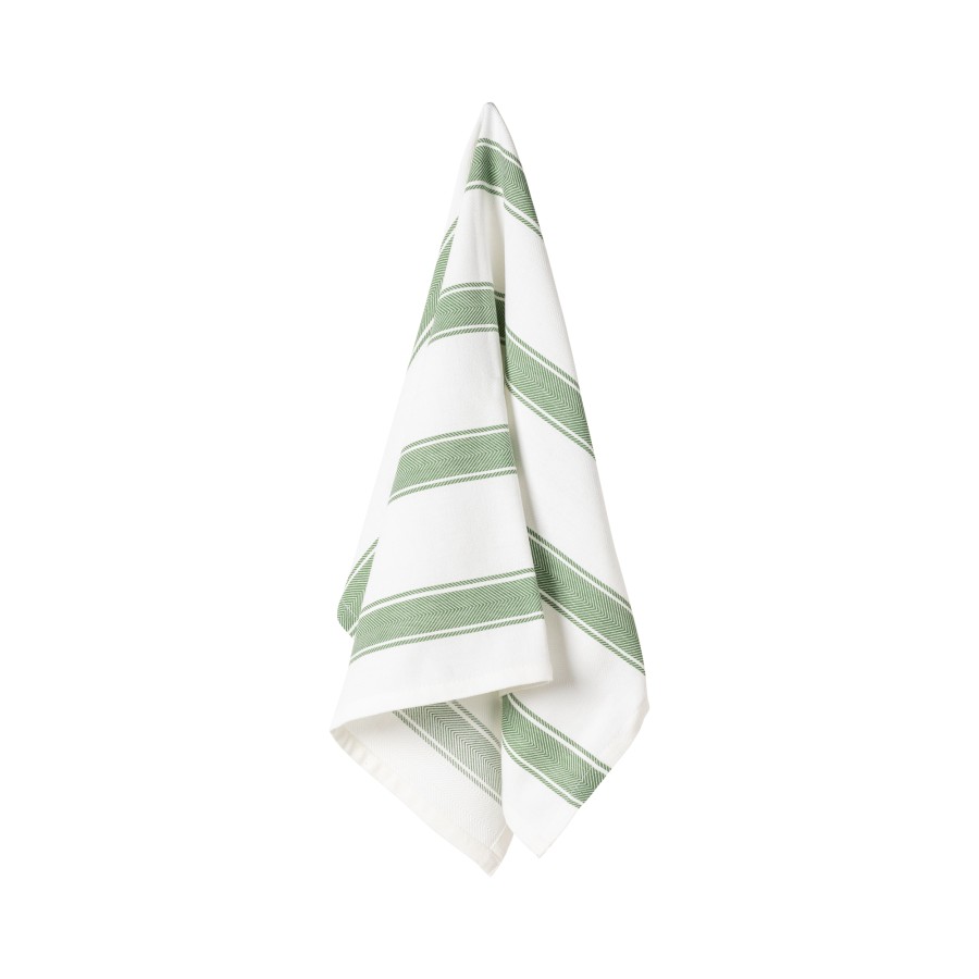 Kitchen Towel Herringbone Stripes 100% Cotton Alessa by Casafina