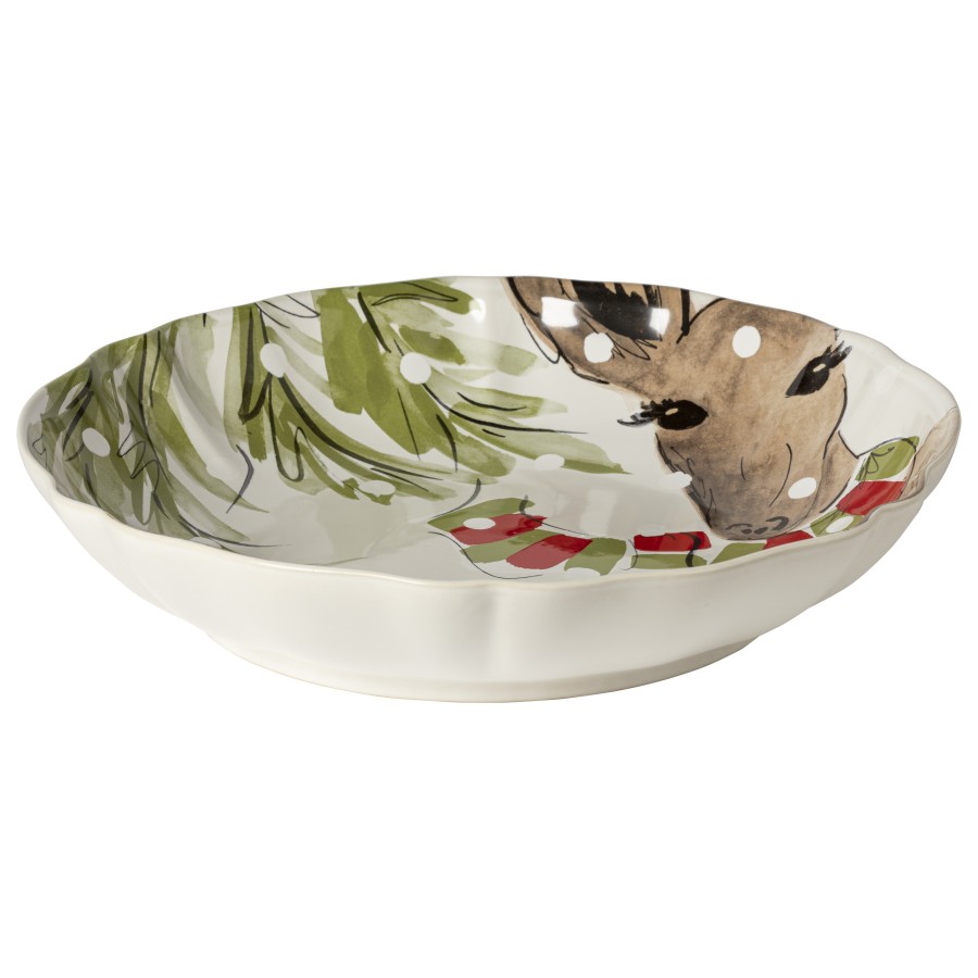 Pasta / Serving Bowl Deer Friends by Casafina