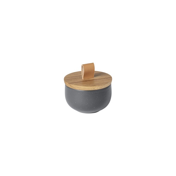 Salt Cellar with Wood Lid Pacifica by Casafina