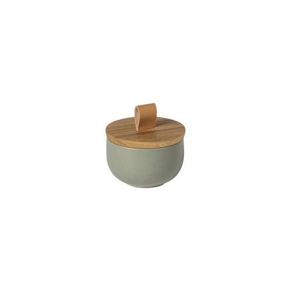 Salt Cellar with Wood Lid Pacifica by Casafina