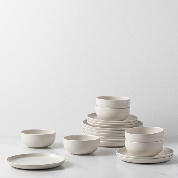 18 Pieces Place Setting with Bowl Pacifica by Casafina