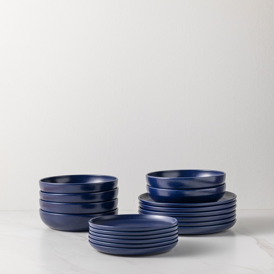 16-piece Dinnerware Set with Pasta Plate Pacifica by Casafina