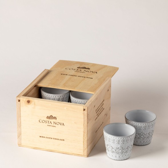 Caixa Gift 8 Copos Espresso Grespresso Ecogres (World Of Coffee)