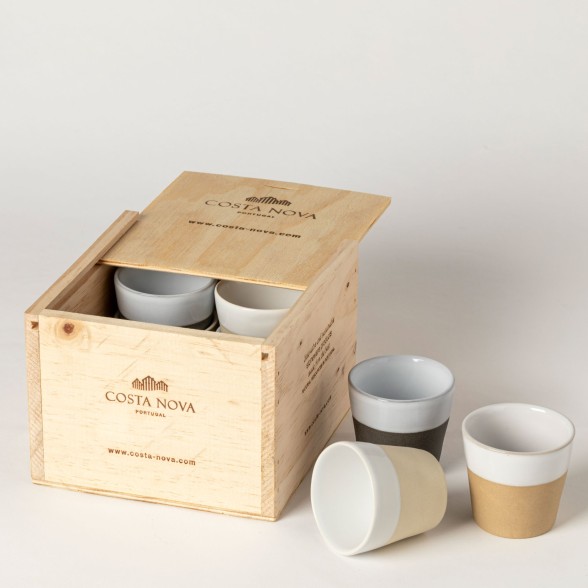 Gift Box 8 Espresso Cups Grespresso Nature