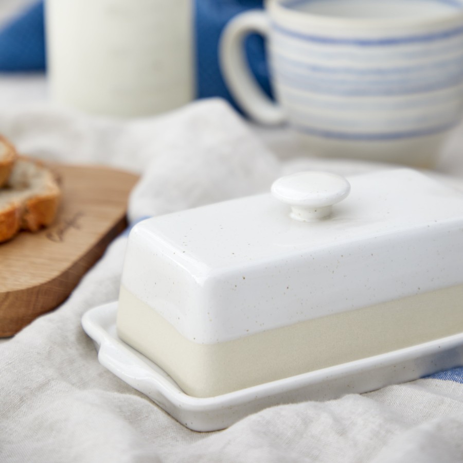 Rectangular Butter Dish with Lid Fattoria by Casafina