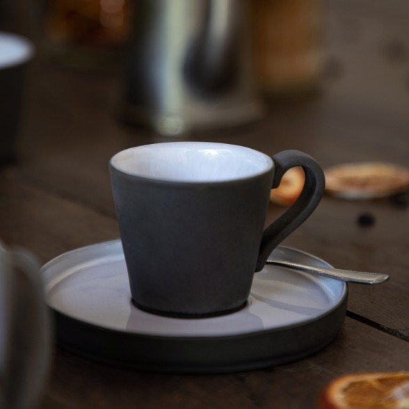 Coffee Cup and Saucer Lagoa Ecogres