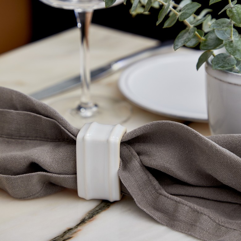 Ceramic napkin rings deals