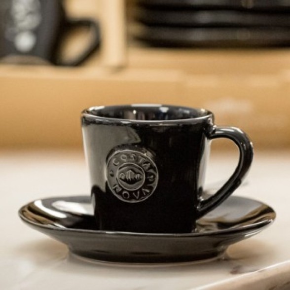 Coffee Cup and Saucer with Logo Nova