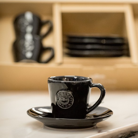 Coffee Cup and Saucer with Logo Nova