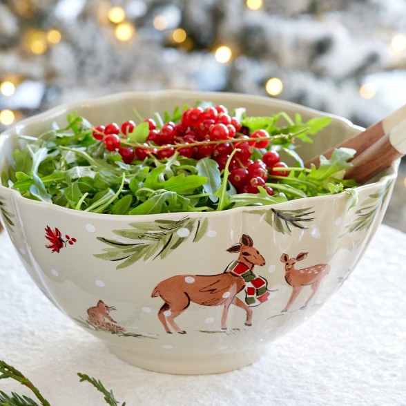 Serving Bowl Deer Friends by Casafina