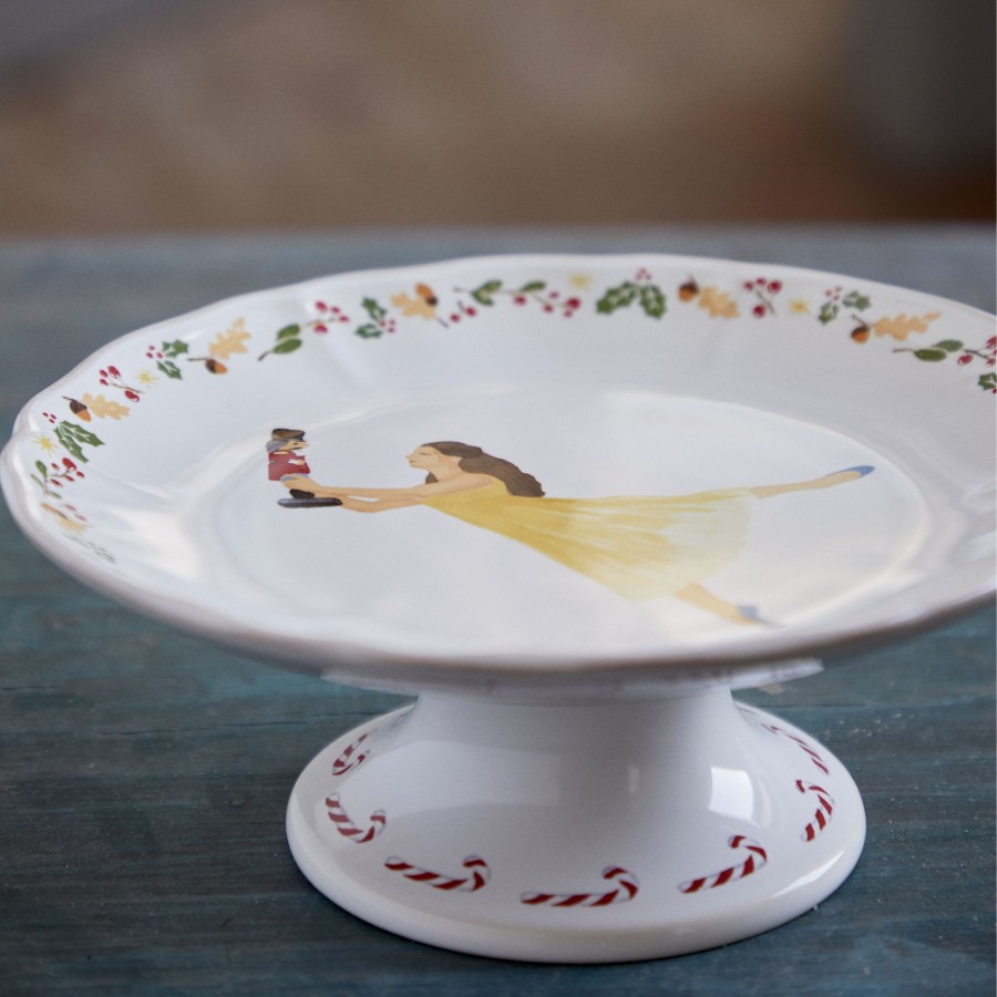 Small Footed Plate The Nutcracker by Casafina