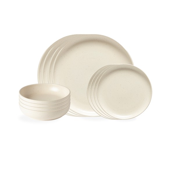 12-piece Dinnerware Set with Pasta Plate Pacifica by Casafina