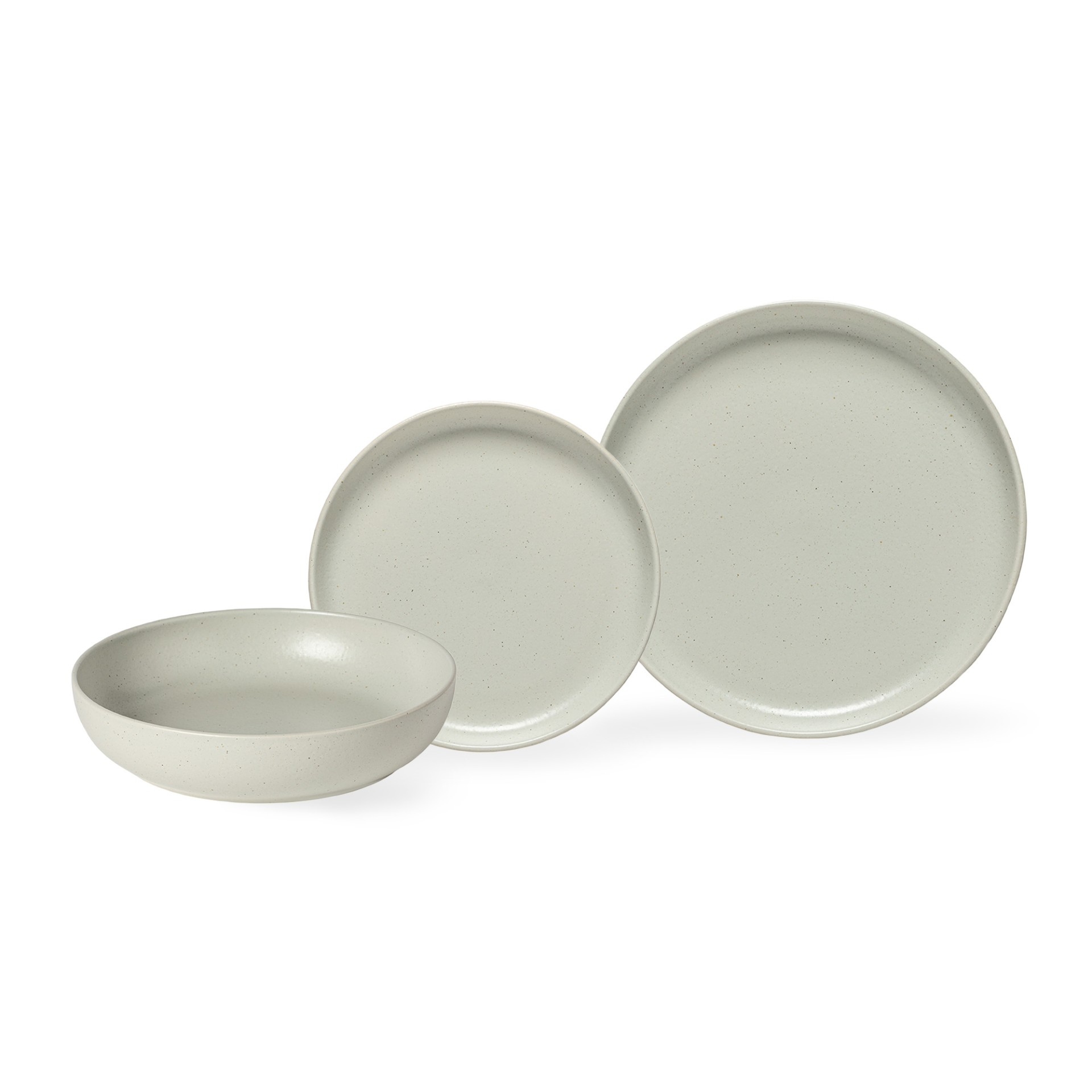 12 Pieces Place Setting with Pasta Plate Pacifica by Casafina