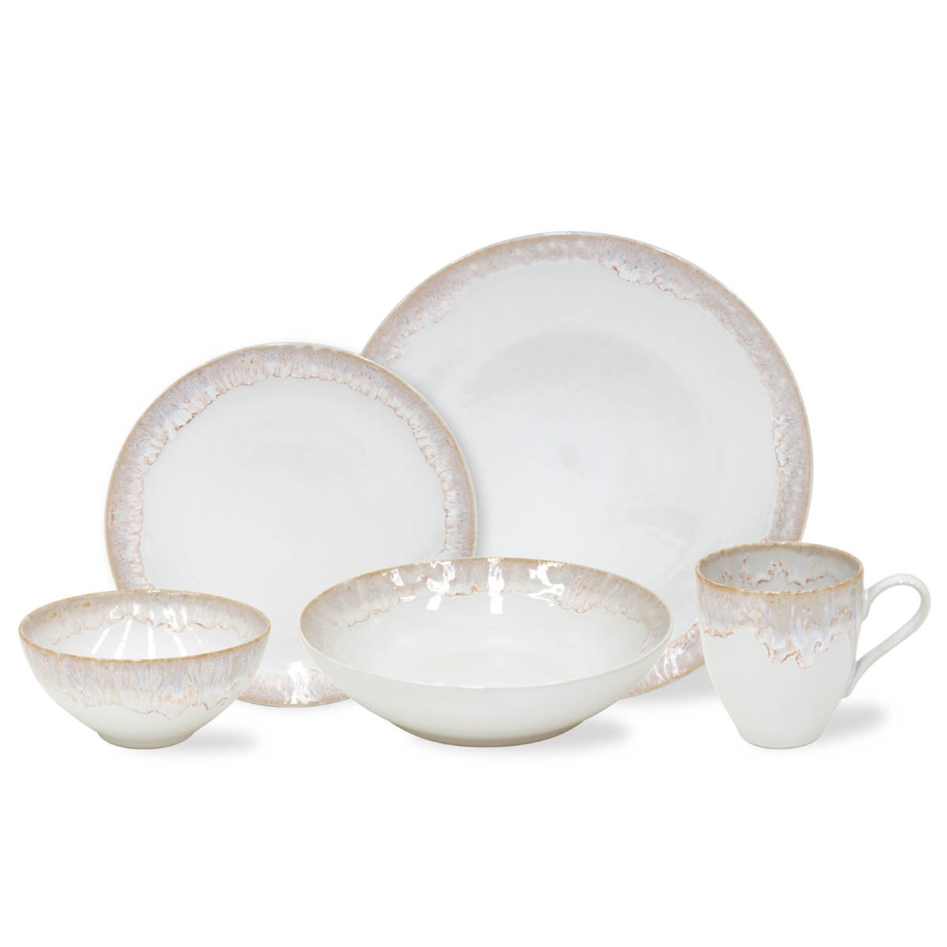 30 Piece Place Setting with Mug Taormina by Casafina