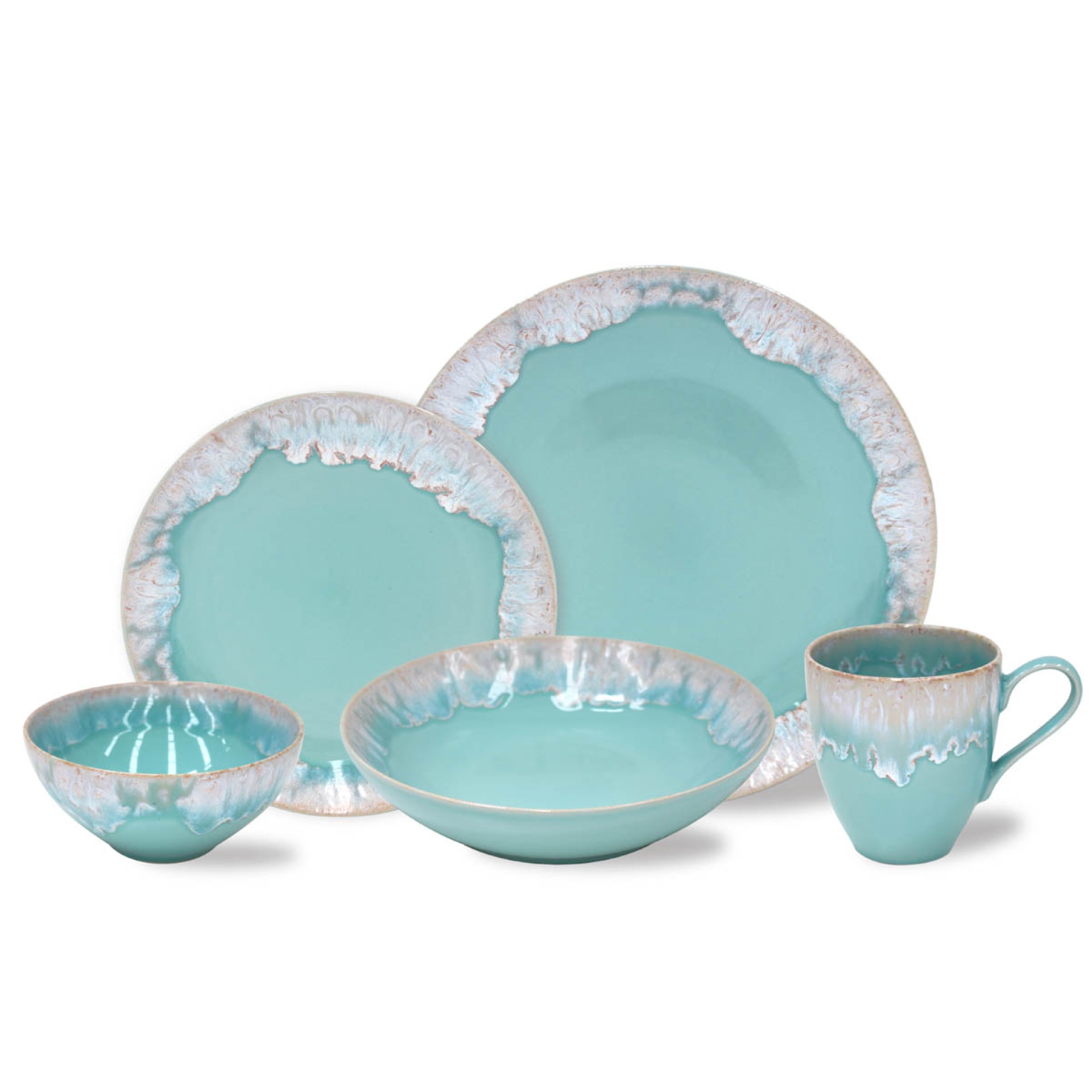 30 Piece Place Setting with Mug Taormina by Casafina