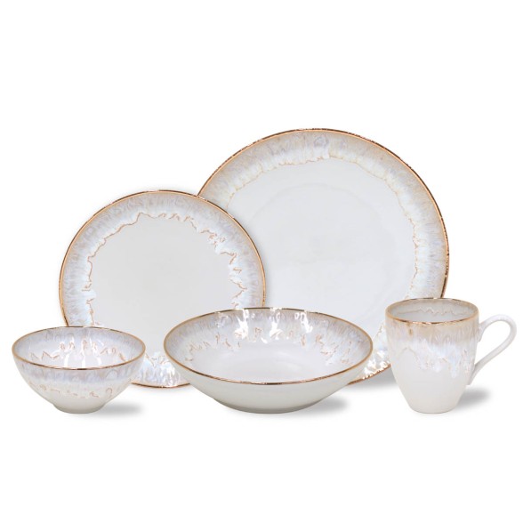 30 Piece Place Setting with Mug Taormina by Casafina