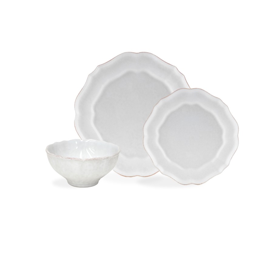 12-piece Dinnerware Set with Bowl Impressions by Casafina