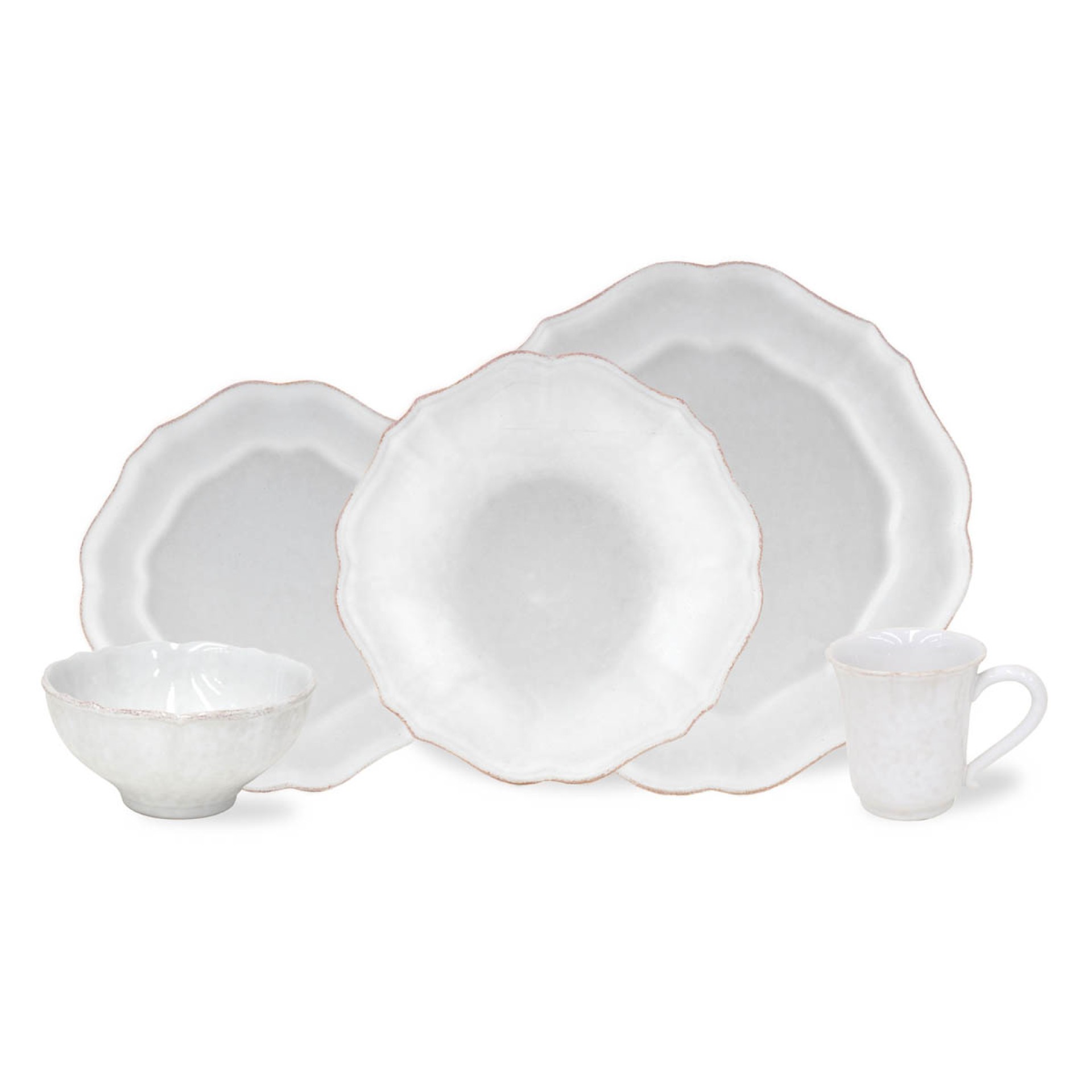 30-piece Dinnerware Set with Mug Impressions by Casafina