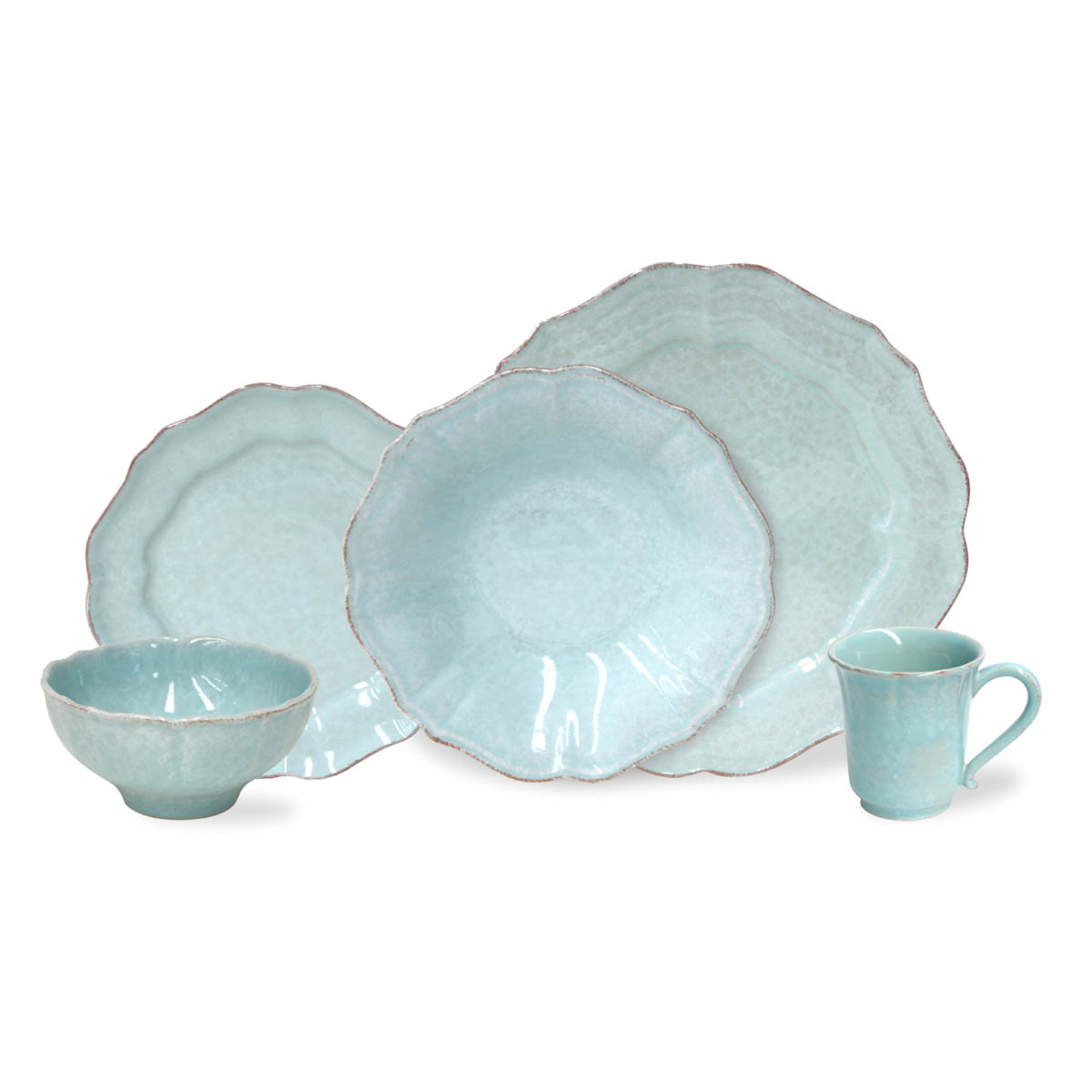 Set Table 30 Pices avec Tasse Impressions by Casafina