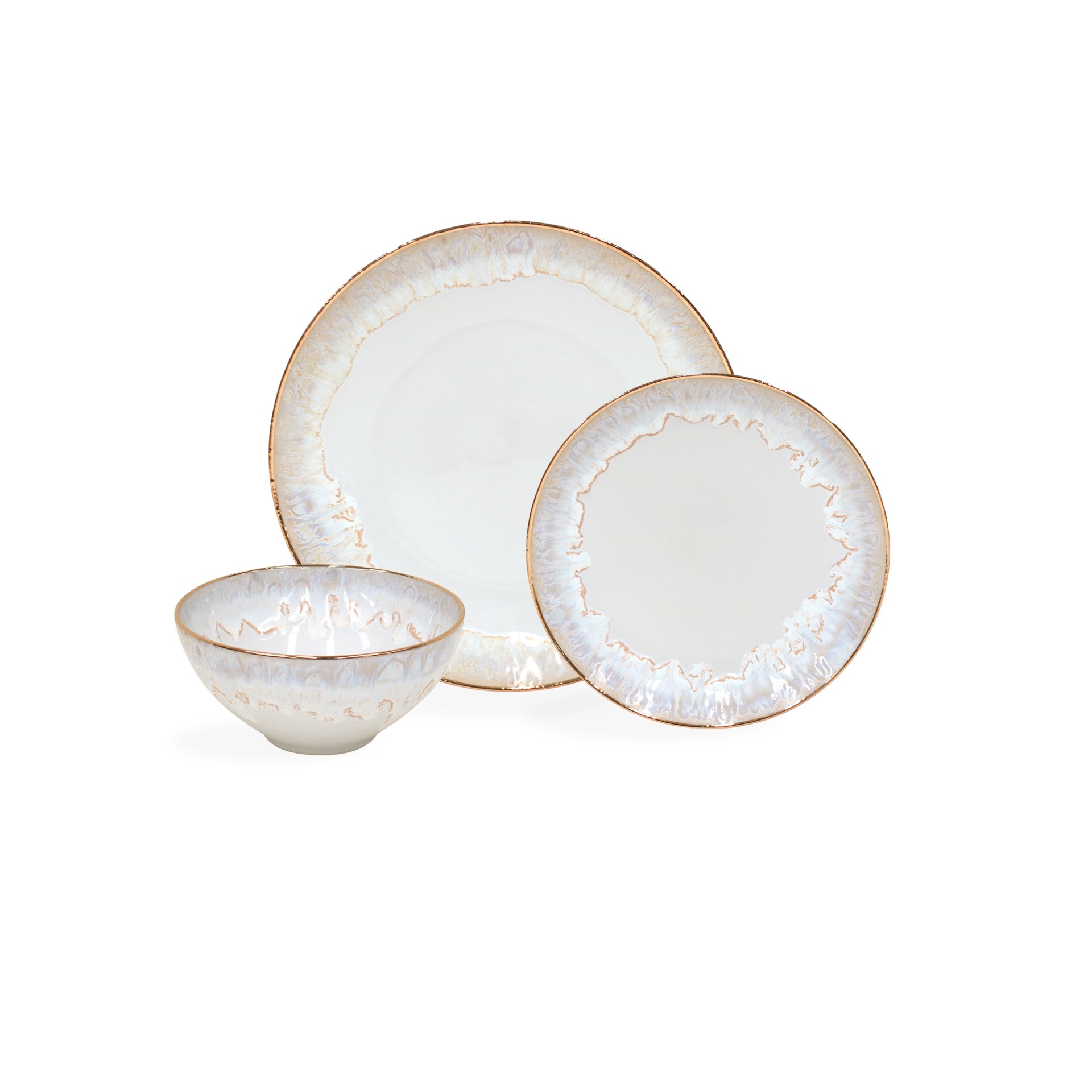 Set Vajilla de 12 Piezas con Bowl Taormina by Casafina