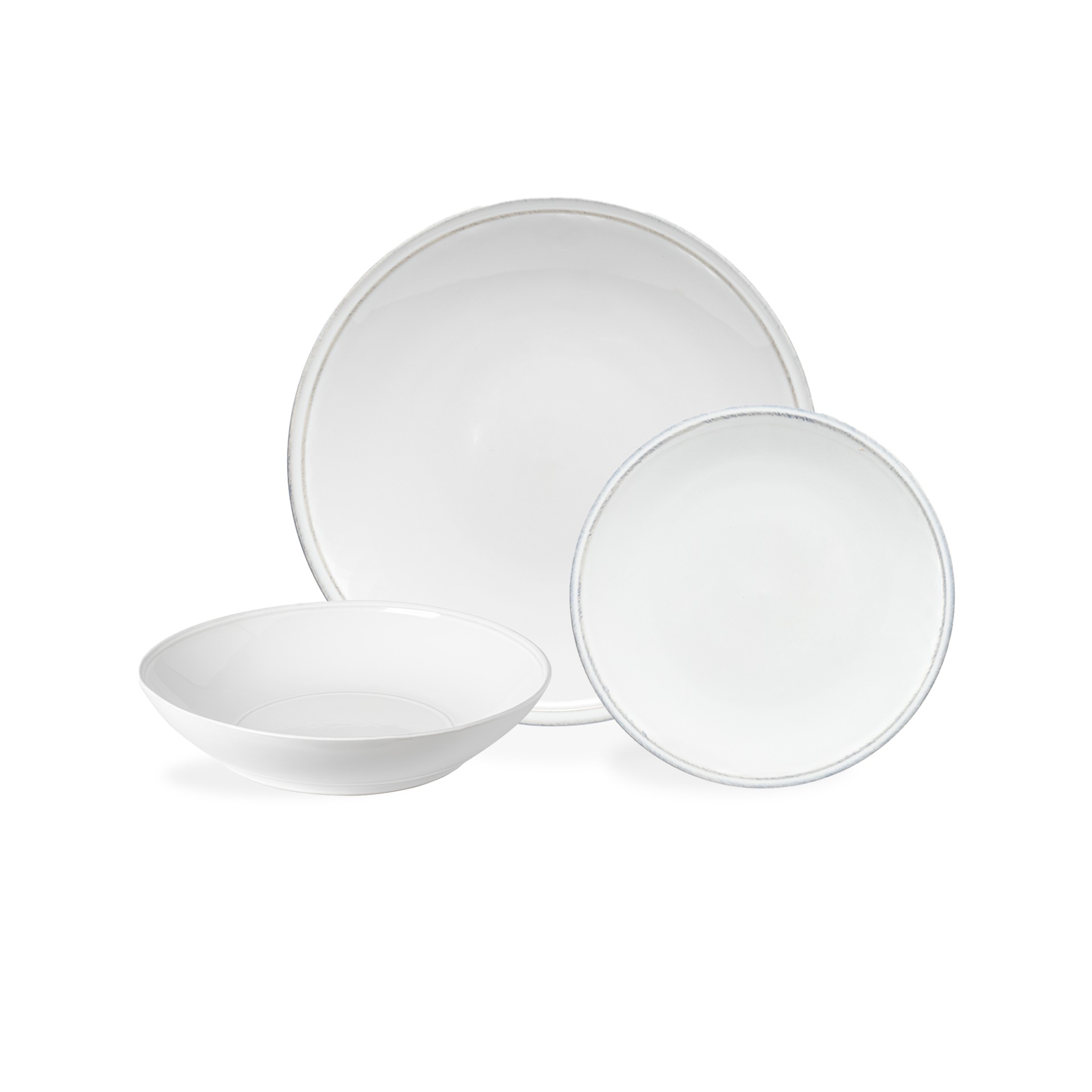 Set Table 12 Pices avec Assiette  Ptes Friso