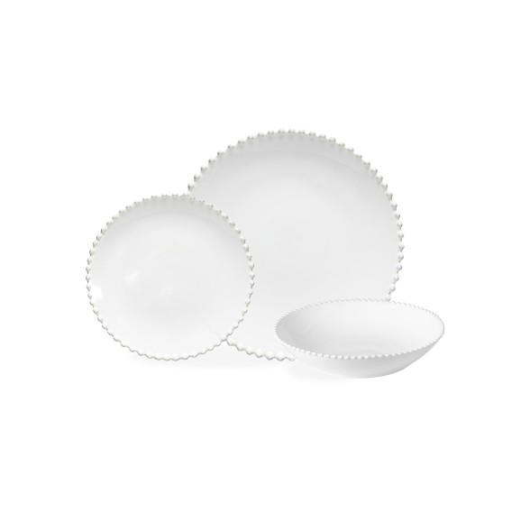 Set Table 12 Pices avec Assiette  Ptes Pearl