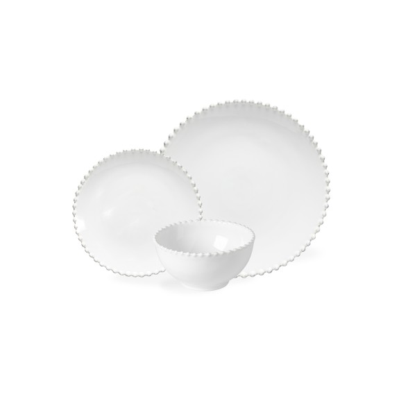 12-piece Dinnerware Set with Bowl Pearl