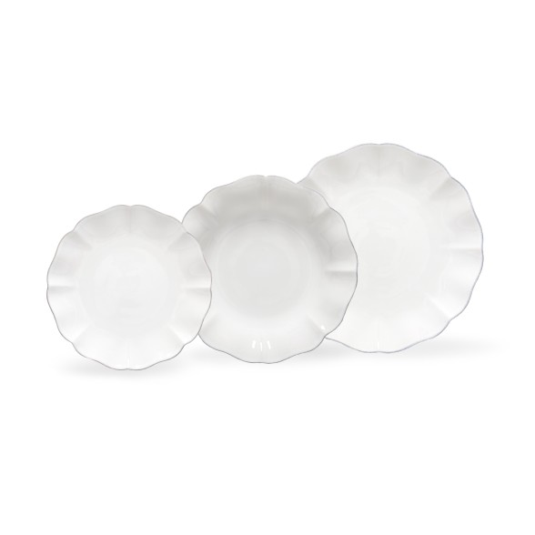 12-piece Dinnerware Set with Pasta Plate Rosa