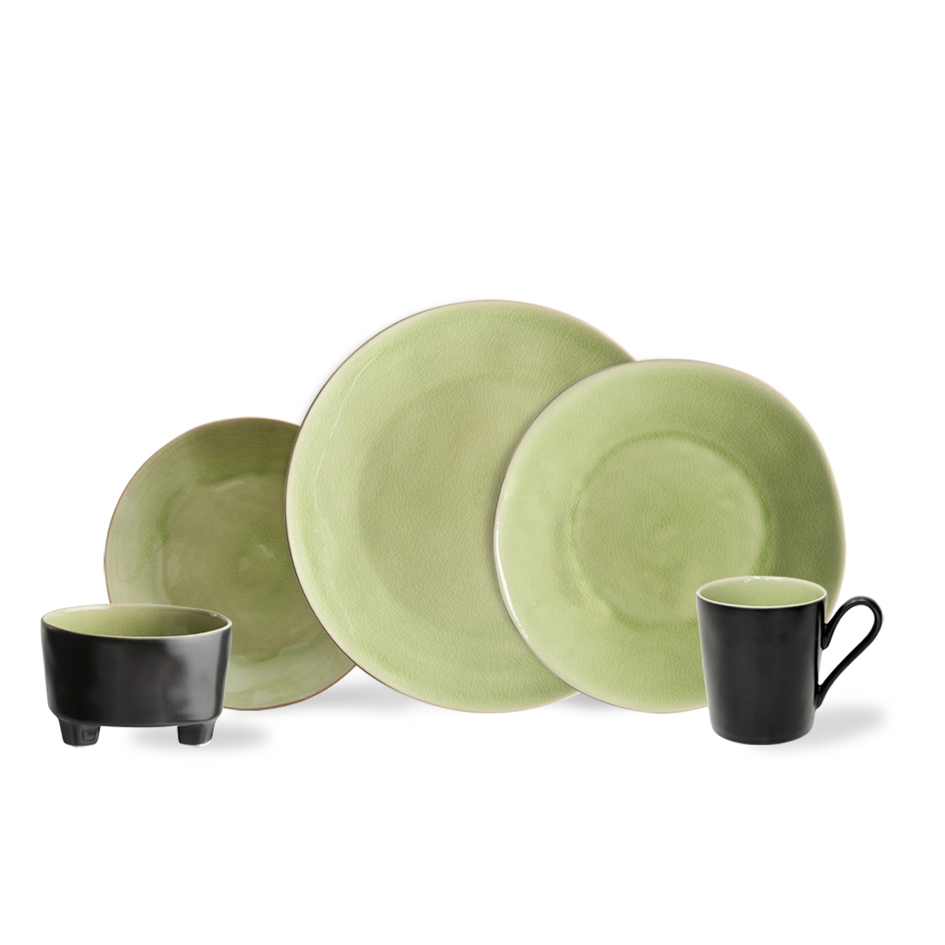 Set 30 Peas de Mesa com Caneca Riviera