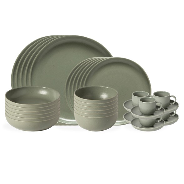 30-piece Dinnerware Set with Coffee Cup Pacifica by Casafina