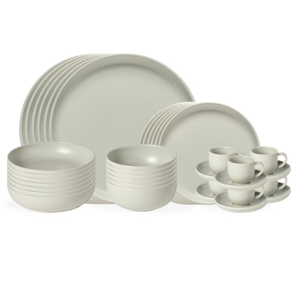 Set Table 30 Pices avec Tasse et Soucoupe  Caf Pacifica by Casafina