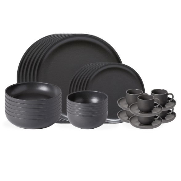 30-piece Dinnerware Set with Coffee Cup Pacifica by Casafina