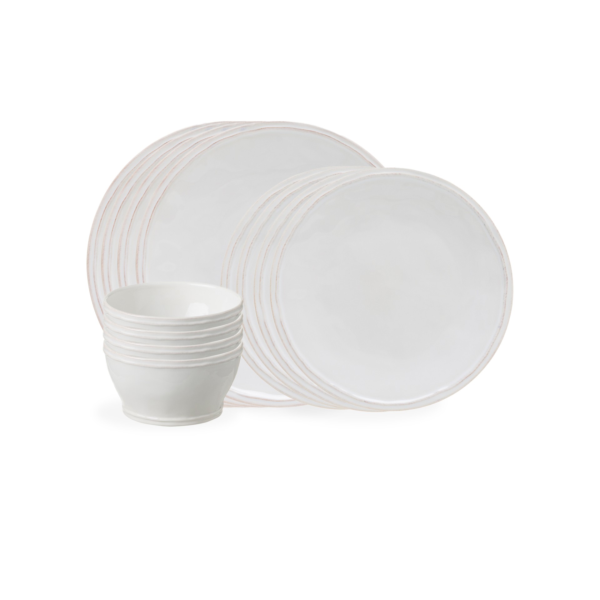 12 Piece Place Setting with Bowl Fontana by Casafina