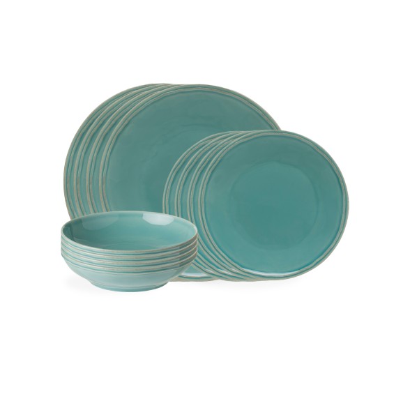 12-piece Dinnerware Set with Pasta Plate Fontana by Casafina